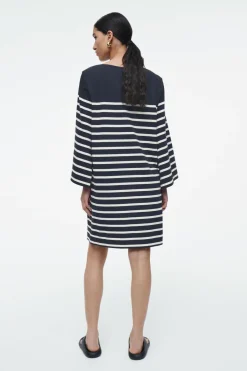 COS BOAT-NECK MINI T-SHIRT DRESS-Women Dresses & Jumpsuits