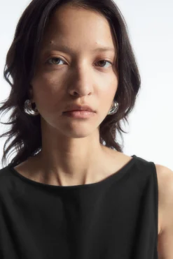 COS BOAT-NECK TANK TOP-Women Tops