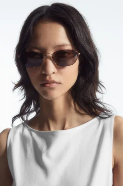 COS BOAT-NECK TANK TOP-Women Tops