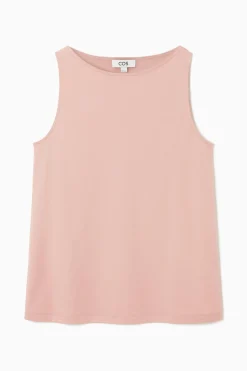 COS BOAT-NECK TANK TOP-Women T-Shirts | Tops