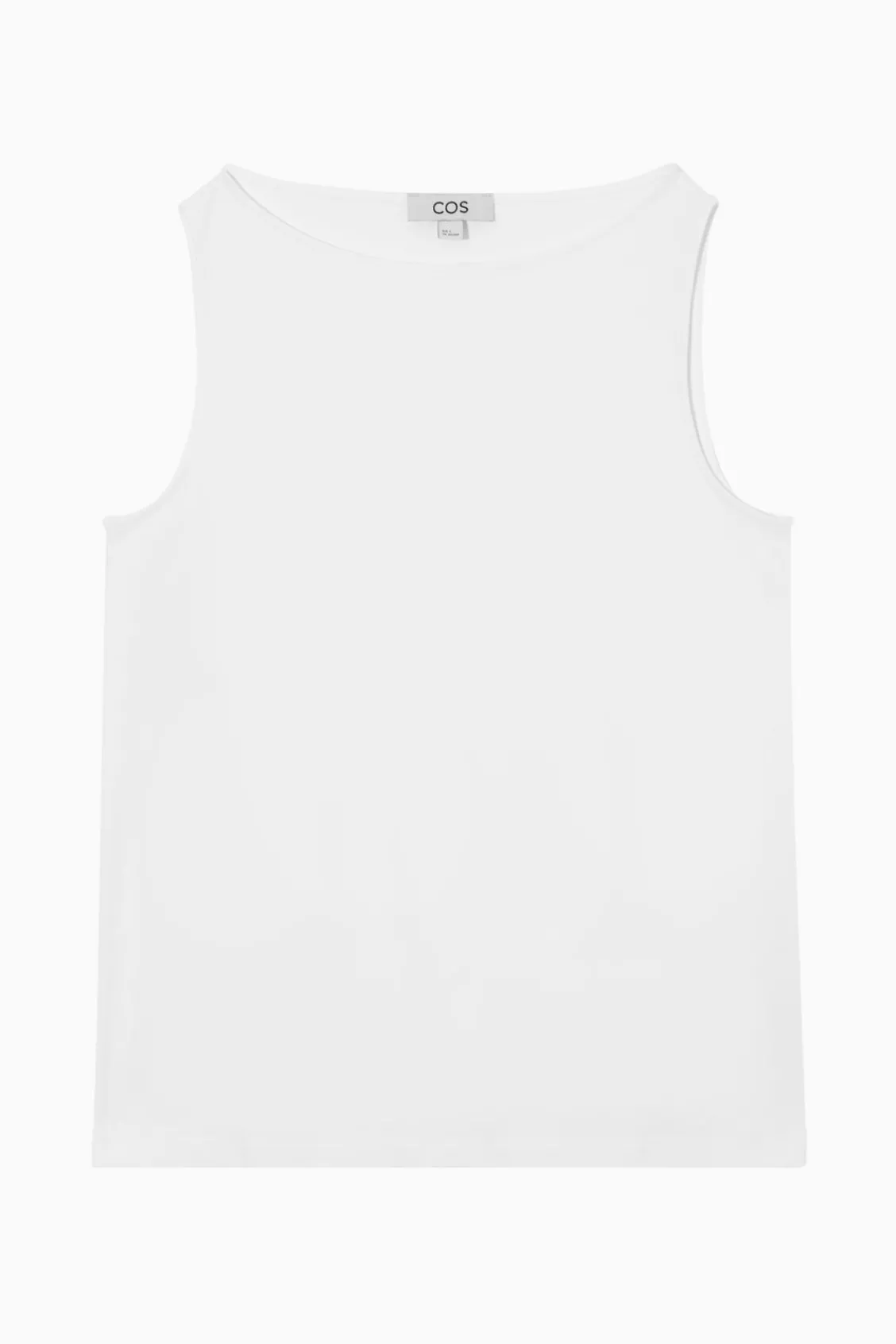 COS BOAT-NECK TANK TOP-Women Tops