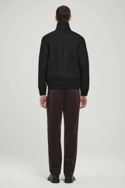 COS BOILED MERINO WOOL AVIATOR JACKET- Coats & Jackets