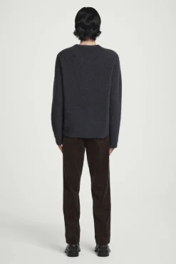 COS BOILED-CASHMERE CREW-NECK CARDIGAN- Cashmere | Sweaters & Cardigans
