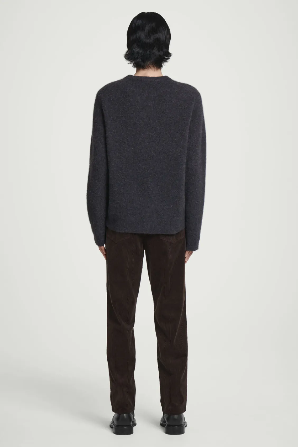 COS BOILED-CASHMERE CREW-NECK CARDIGAN- Cashmere | Sweaters & Cardigans