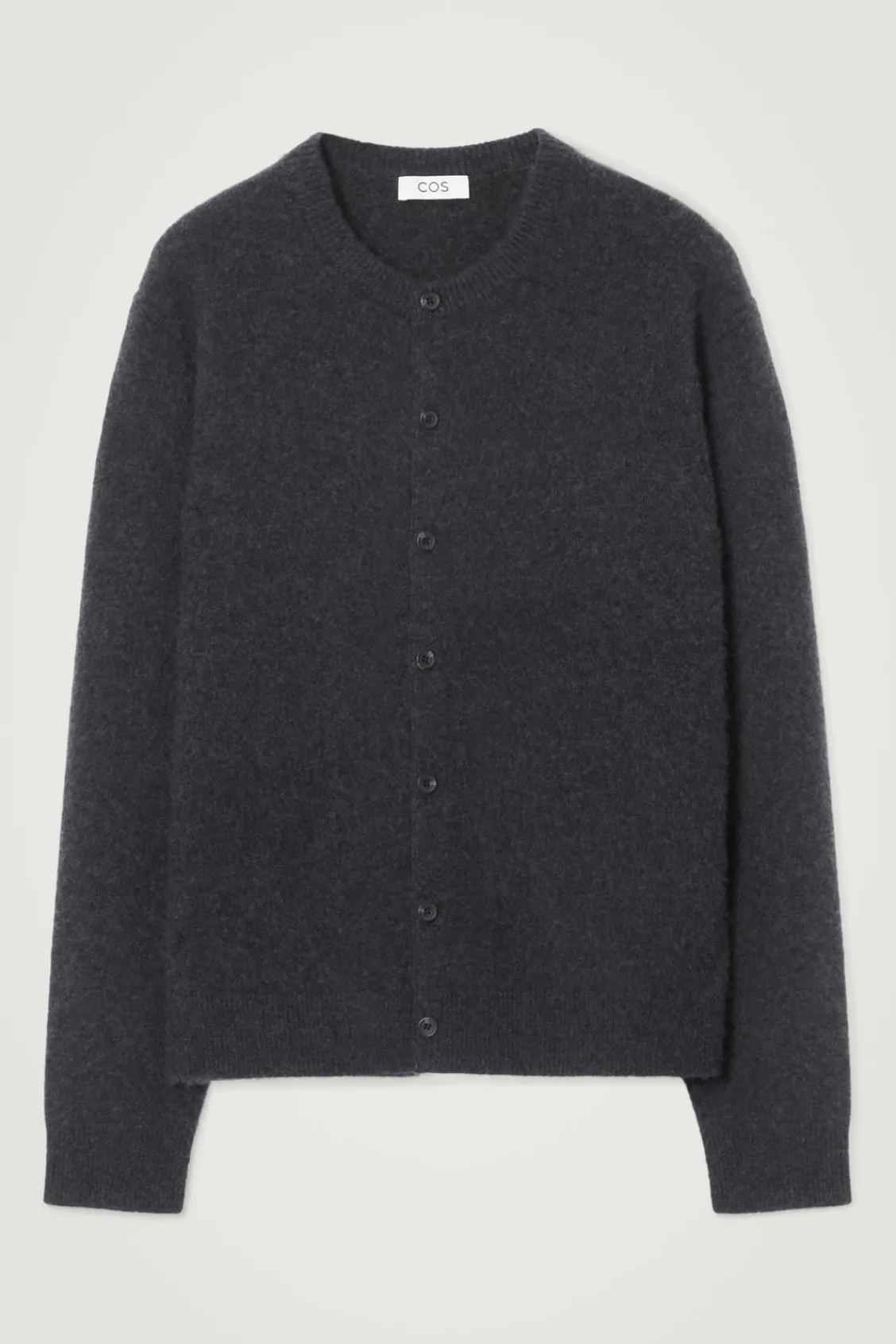 COS BOILED-CASHMERE CREW-NECK CARDIGAN- Cashmere | Sweaters & Cardigans
