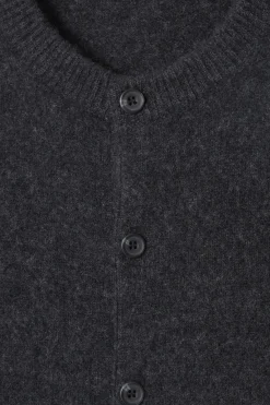 COS BOILED-CASHMERE CREW-NECK CARDIGAN- Cashmere | Sweaters & Cardigans