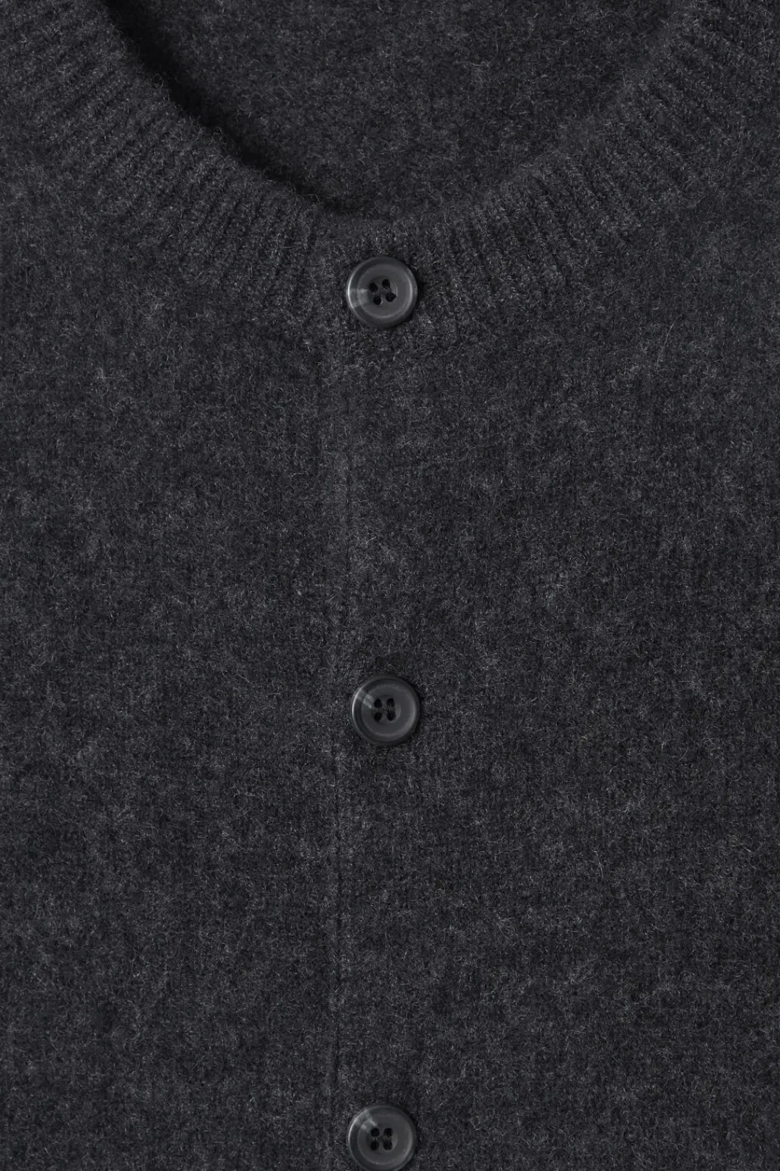 COS BOILED-CASHMERE CREW-NECK CARDIGAN- Cashmere | Sweaters & Cardigans