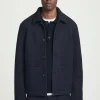 COS BOILED-WOOL CHORE JACKET- Coats & Jackets