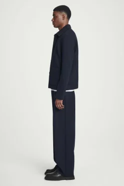COS BOILED-WOOL CHORE JACKET- Coats & Jackets