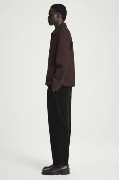 COS BOILED-WOOL CHORE JACKET- Coats & Jackets