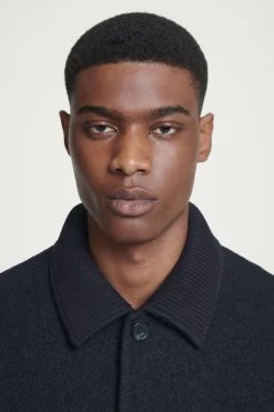 COS BOILED-WOOL CHORE JACKET- Coats & Jackets