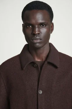 COS BOILED-WOOL CHORE JACKET- Coats & Jackets