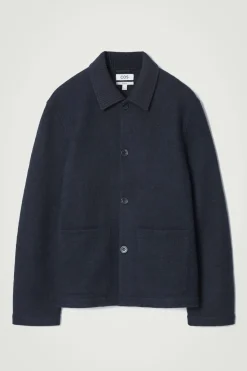 COS BOILED-WOOL CHORE JACKET- Coats & Jackets