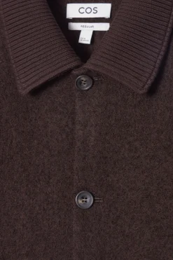 COS BOILED-WOOL CHORE JACKET- Coats & Jackets