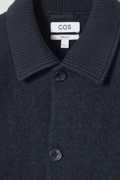 COS BOILED-WOOL CHORE JACKET- Coats & Jackets
