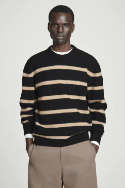 COS BOILED-WOOL CREW-NECK SWEATER- Sweaters & Cardigans
