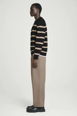 COS BOILED-WOOL CREW-NECK SWEATER- Sweaters & Cardigans