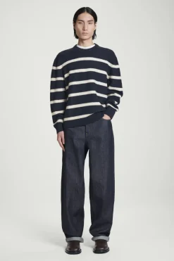 COS BOILED-WOOL CREW-NECK SWEATER- Sweaters & Cardigans