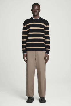 COS BOILED-WOOL CREW-NECK SWEATER- Sweaters & Cardigans