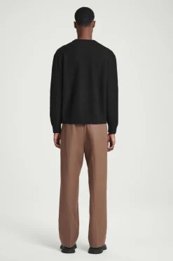 COS BOILED-WOOL CREW-NECK SWEATER- Sweaters & Cardigans