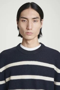 COS BOILED-WOOL CREW-NECK SWEATER- Sweaters & Cardigans
