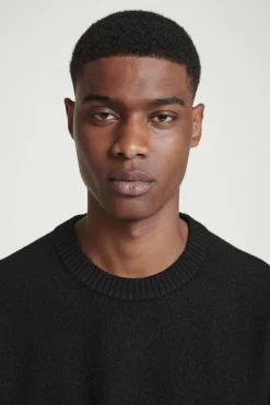 COS BOILED-WOOL CREW-NECK SWEATER- Sweaters & Cardigans