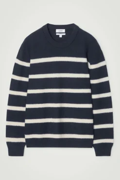 COS BOILED-WOOL CREW-NECK SWEATER- Sweaters & Cardigans