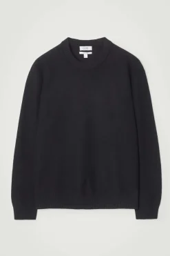 COS BOILED-WOOL CREW-NECK SWEATER- Sweaters & Cardigans