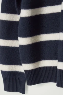 COS BOILED-WOOL CREW-NECK SWEATER- Sweaters & Cardigans