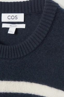COS BOILED-WOOL CREW-NECK SWEATER- Sweaters & Cardigans