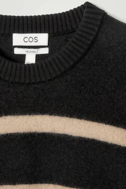 COS BOILED-WOOL CREW-NECK SWEATER- Sweaters & Cardigans