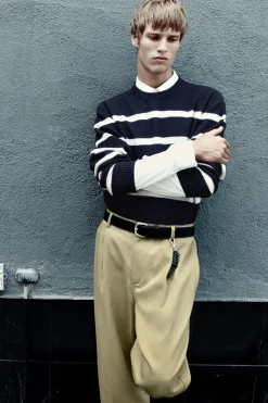 COS BOILED-WOOL CREW-NECK SWEATER- Sweaters & Cardigans