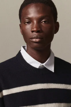 COS BOILED-WOOL CREW-NECK SWEATER- Sweaters & Cardigans