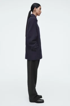 COS BOILED-WOOL ZIPPED JACKET-Women Coats & Jackets | Sweaters & Cardigans