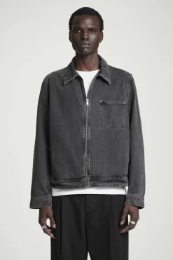 COS BOXY DENIM ZIP-UP JACKET- Coats & Jackets