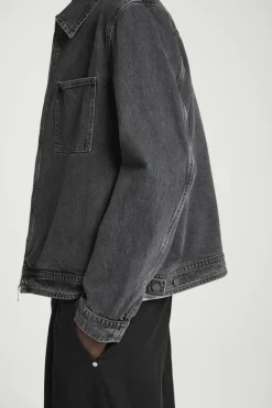 COS BOXY DENIM ZIP-UP JACKET- Coats & Jackets