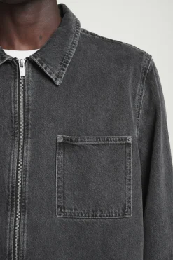 COS BOXY DENIM ZIP-UP JACKET- Coats & Jackets