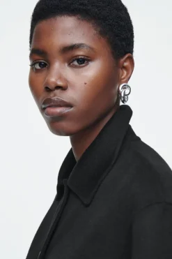COS BOXY DOUBLE-FACED WOOL JACKET-Women Coats & Jackets