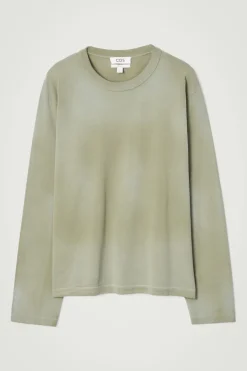 COS BOXY HEAVYWEIGHT LONG-SLEEVED T-SHIRT- T-Shirts