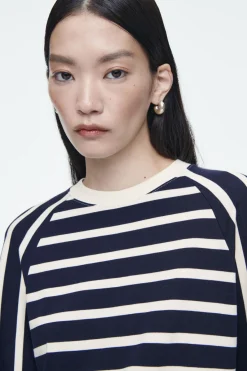 COS BOXY LONG-SLEEVED T-SHIRT-Women Tops
