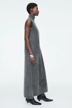 COS BRUSHED-CASHMERE MAXI DRESS-Women Dresses & Jumpsuits | Cashmere