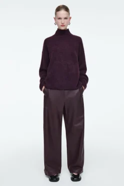 COS BRUSHED-CASHMERE TURTLENECK SWEATER-Women Cashmere | Sweaters & Cardigans