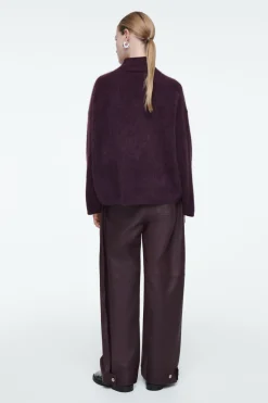 COS BRUSHED-CASHMERE TURTLENECK SWEATER-Women Cashmere | Sweaters & Cardigans