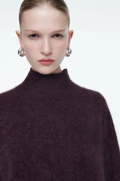 COS BRUSHED-CASHMERE TURTLENECK SWEATER-Women Cashmere | Sweaters & Cardigans
