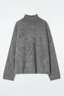 COS BRUSHED-CASHMERE TURTLENECK SWEATER-Women Cashmere | Sweaters & Cardigans