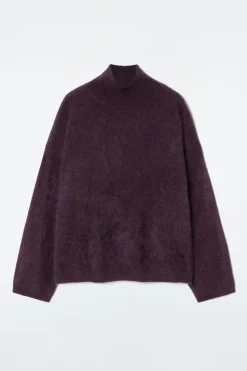 COS BRUSHED-CASHMERE TURTLENECK SWEATER-Women Cashmere | Sweaters & Cardigans