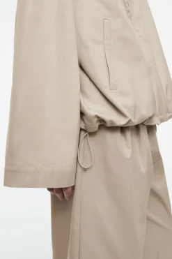 COS BUBBLE-HEM COTTON JACKET-Women Coats & Jackets