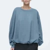 COS BUBBLE-HEM SWEATSHIRT-Women Tops