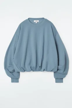 COS BUBBLE-HEM SWEATSHIRT-Women Tops