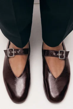 COS BUCKLED BALLET FLATS-Women Shoes